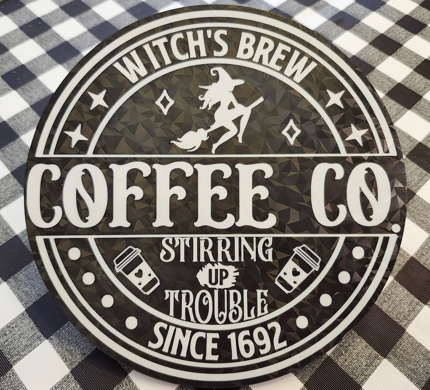 Witch's Brew Halloween Sign