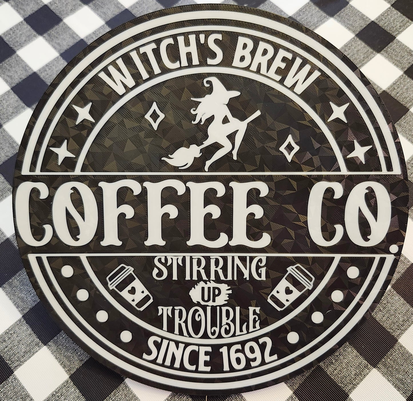 Witch's Brew Halloween Sign