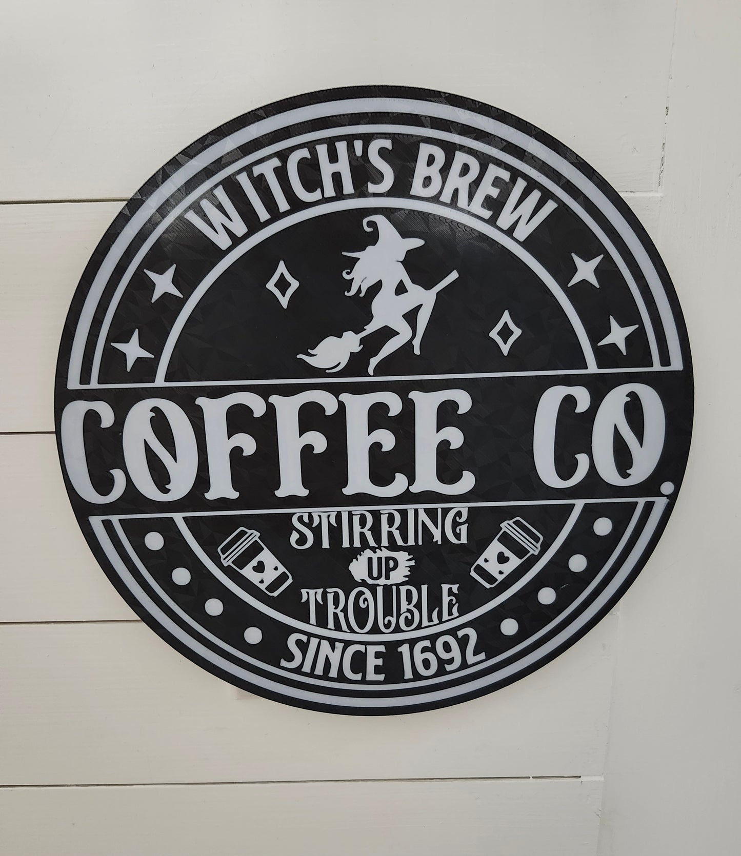 Witch's Brew Halloween Sign