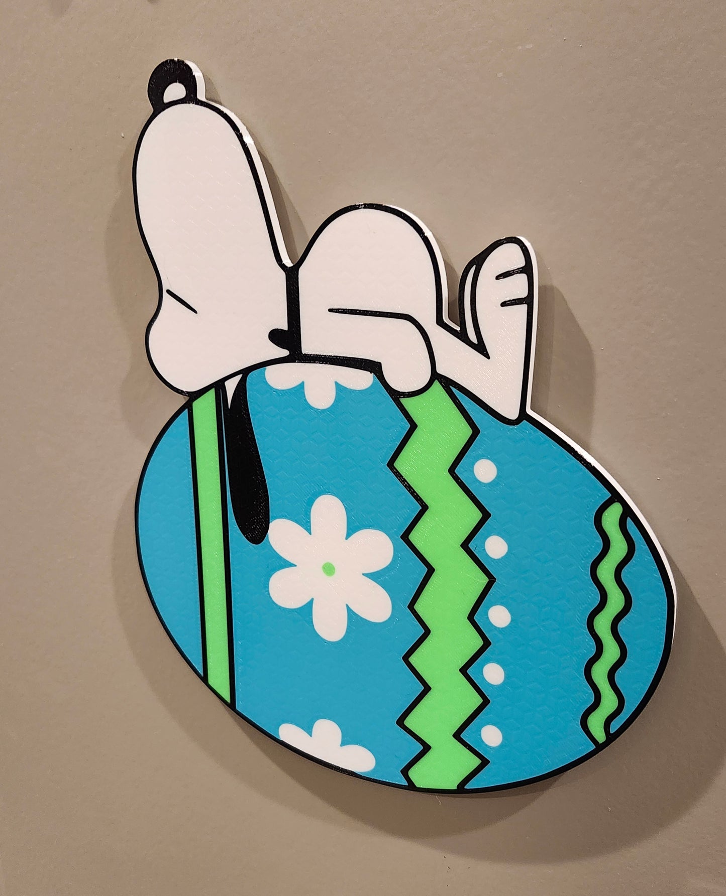 Snoopy Easter Door Decor