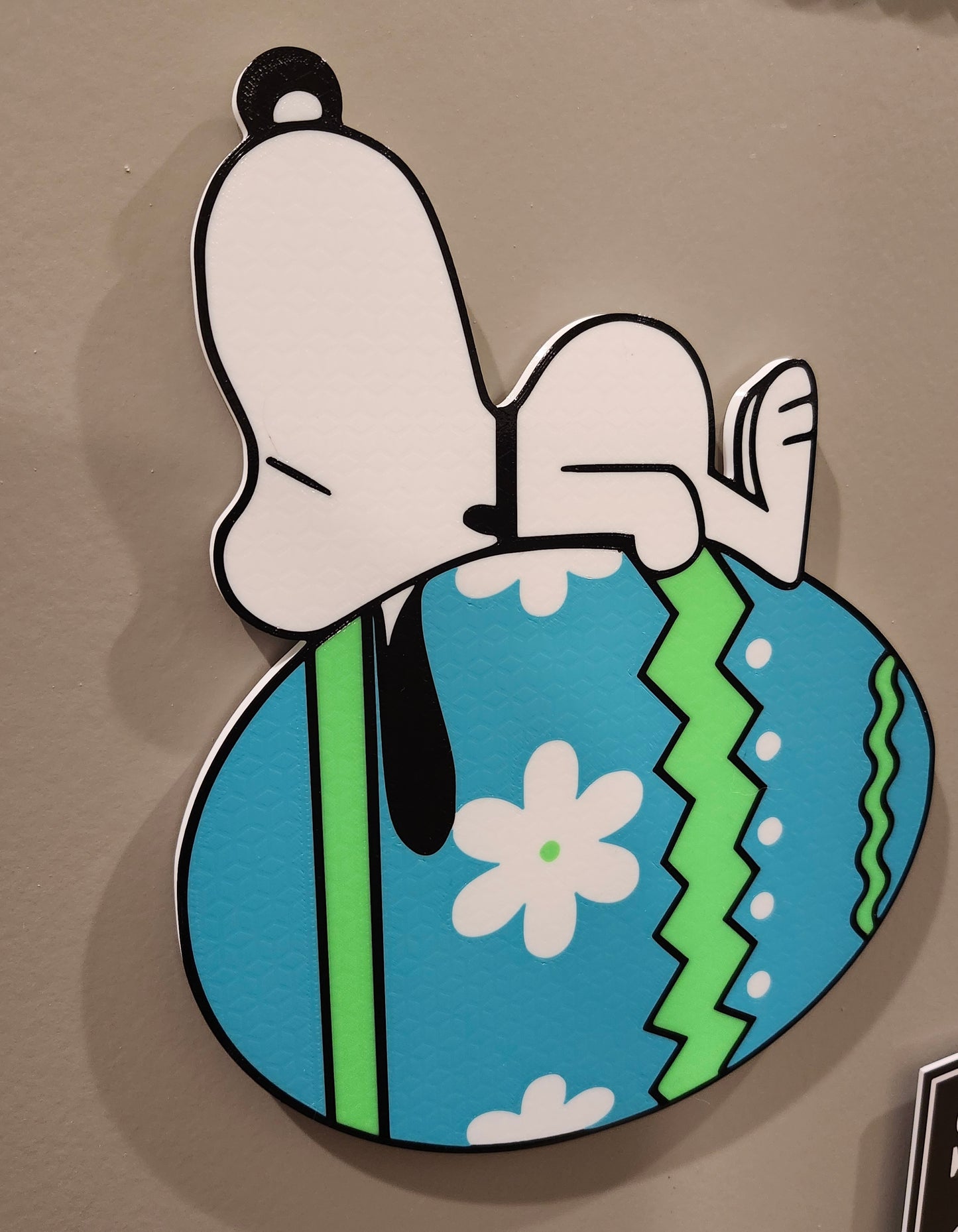 Snoopy Easter Door Decor