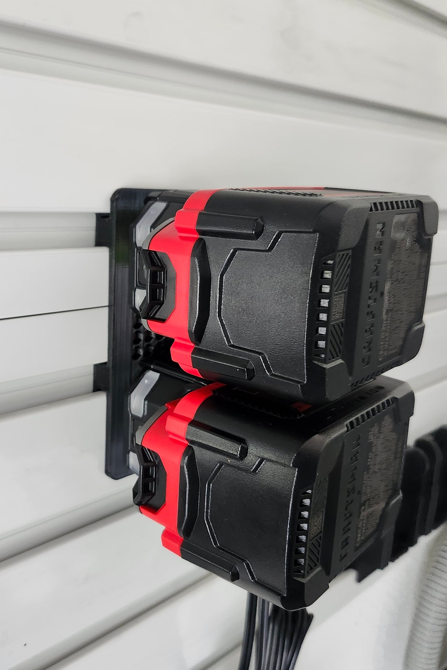 Craftsman V20 Battery charger to Gladiator Geartrack Mount