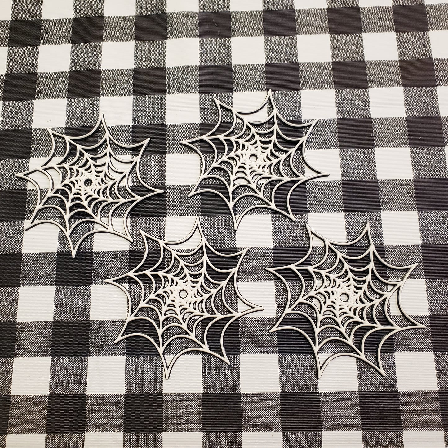 Halloween Spiderweb Coasters (Set of 4)